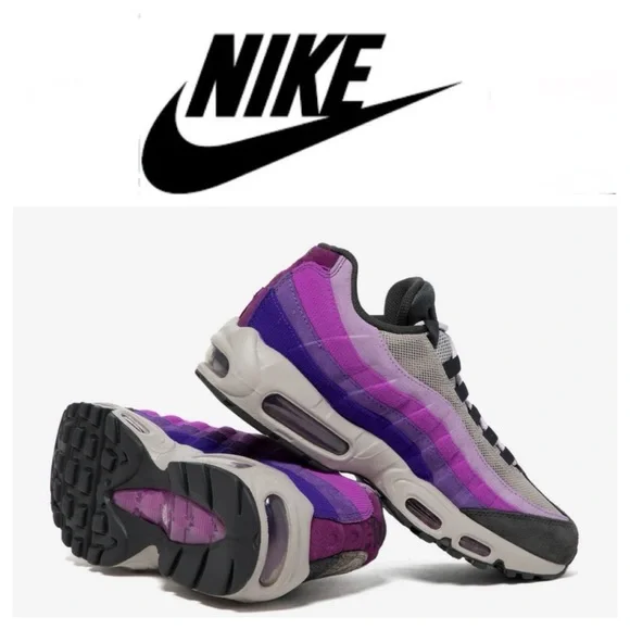 NIKE Air Max 95 Viotech Anthracite Safari Suede Women's 9 - Picture 1 of 12